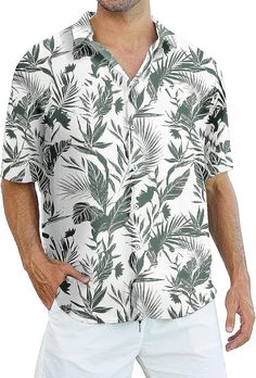 Mens Hawaiian Shirts #Color_Leaves Beige Vacation Hawaiian Shirt With Relaxed Fit, Hawaiian Relaxed Fit Shirt For Vacation, Relaxed Fit Hawaiian Shirt For Vacation, Casual Printed Camp Shirt For Vacation, Printed Relaxed Fit Camp Shirt For Vacation, Vacation Hawaiian Shirt With Tropical Print And Relaxed Fit, Relaxed Fit Hawaiian Shirt With Tropical Print For Vacation, White Hawaiian Shirt With Camp Collar For Vacation, Relaxed Fit Tropical Print Hawaiian Shirt For Vacation