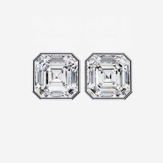 These Asscher cut lab grown diamond earrings showcase a unique blend of classic elegance and modern simplicity. Each radiant square solitaire diamond is meticulously bezel-set in 14k gold, enhancing its geometric beauty and brilliant sparkle. The minimalist, dainty design makes these earrings an exquisite choice for bridal wear or as a sophisticated addition to any outfit. Their timeless appeal and clean lines are perfect for those who appreciate understated luxury. Ideal as a wedding gift or a Octagon Diamond Cut Earrings For Anniversary, Elegant Octagon Brilliant Cut Earrings, Octagon Diamond Cut Earrings, Elegant Diamond White Octagon Earrings, Formal Sterling Silver Diamond Earrings Asscher Cut, Elegant Asscher Cut Diamond Earrings For Anniversary, Elegant Asscher Cut Single Diamond Earrings, Formal Single Cut Asscher Diamond Earrings, Formal Asscher Cut Single Cut Diamond Earrings