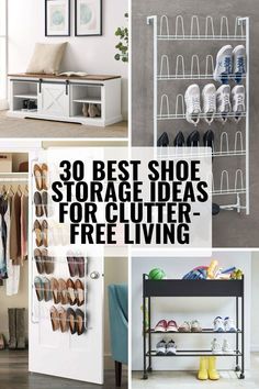 the best shoe storage ideas for clutter - free living