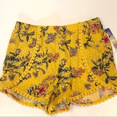 Bebop Yellow Floral Shorts Size Xs Waist 13” Length 10.5 New With Tags. Cute Little Flowy Shorts. Bright Yellow Floral Print. Please Visit My Closet For More Great Items. Happy Poshing Summer Festival Printed Bottoms, Yellow Floral Print Beach Shorts, Summer Festival Bottoms With Floral Print, Summer Floral Print Festival Bottoms, Summer Festival Floral Print Bottoms, Bohemian Yellow Bottoms For Beach Season, Fitted Short Bottoms For Summer Outings, Fitted Bottoms For Beach Season And Summer Outings, Fitted Bottoms For Summer Outings And Beach Season