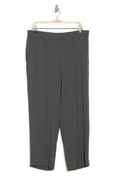 Vince Mid Rise Pull-On Tapered Pants | Nordstromrack Spring Business Casual Dress Pants With Elastic Waistband, Pull-on Style Ankle-length Business Casual Dress Pants, Spring Workwear Dress Pants With Elastic Waistband, Spring Dress Pants With Elastic Waistband For Workwear, Versatile Pull-on Dress Pants For Work, Casual Tapered Leg Pull-on Dress Pants, Casual Dress Pants With Elastic Waistband For Work, Casual High-waisted Pull-on Dress Pants, Spring Workwear Pants With Pull-on Style