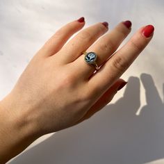 A nod to jewelry from times past, these limited edition cameo rings feature a delicate Forget Me Not flower design and were intentionally created to be worn with sentimentality and remembrance for a special person or time in your life. My grandma always wore a cameo so they have a sentimental place in my heart. Our forget me not cameos are hand carved in Italy in small batches. Each one varies slightly which makes them even more special. Limited quantities available. Cannot be resized after purc Heirloom Style Signet Ring With Rose Cut Diamonds, Heirloom Rose Cut Diamond Flower Ring As Gift, Heirloom Flower Ring With Rose Cut Diamonds As Gift, Timeless Yellow Gold Enamel Ring Gift, Vintage Birth Flower Rings For Anniversary, Gift Flower Open Ring With Rose Cut Diamonds, Engraved Fine Jewelry Ring With Rose Cut Diamonds, Oval 14k Gold Enamel Gift Ring, Oval 14k Gold Enamel Ring Gift