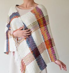 the crochet shawl is on sale for $ 99