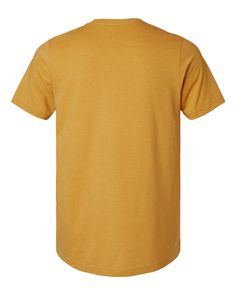 Combed CVC T-Shirt - HEATHER MUSTARD - XS | Tultex Combed CVC T-Shirt in Heather Mustard Size XS | Cotton/Polyester Blend Yellow Cotton Sporty Polo Shirt, Yellow Sporty Cotton Polo Shirt, Sporty Solid Color Crew Neck Polo Shirt, Yellow Soft-washed Short Sleeve Tops, Relaxed Fit Cotton Top With Brushed Fabric, Cotton Tops With Brushed Fabric And Relaxed Fit, Sporty Cotton Polo Shirt With Crew Neck, Soft-washed Yellow Cotton Tops, Yellow Soft-washed Cotton Tops