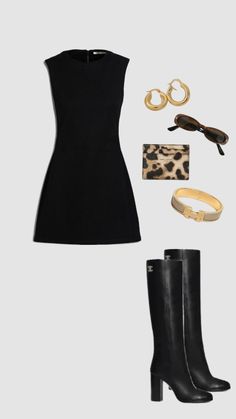 #womensfashion #dinneroutfit #martini #leopardprint #leopardoutfit #outfit #womensoutfits #dress #black #falloutfit #fashion Leopard Outfits, Dinner Outfits, Martini, Dress Black, Fall Outfits, Leopard Print, Clothes For Women, Black, Autumn Outfits