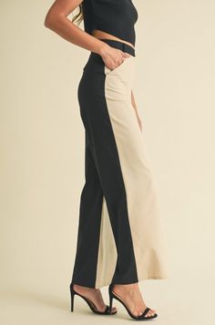 Transform your wardrobe with the dynamic and stylish Jewel Color Block Pants! These eye-catching, wide-leg trousers are not just fashion statements—they're expressions of your lively and energetic personality. With a sleek zip fly, a secure hook-and-eye closure, and practical side pockets, these pants offer both style and functionality. Elevate your look and let every step you take highlight your unique flair. Embrace the energy, embrace the color—unleash your inner radiance with every stride! S Color Block Pants, Colorblock Pants, Jewel Colors, Fashion Statements, Denim Jumpsuit, Barbie Fashion, Wide Leg Trousers, Jeans Dress, Spring Summer Fashion