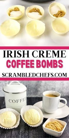 Coffee Bomb Recipe, Coffee Bomb, Irish Cream Coffee, Hot Chocolate Drinks, Hot Chocolate Coffee, Bombe Recipe