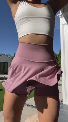 The Twirl Skort is every active girlie’s bff. It’s more than just a cute workout skirt - it’s a wardrobe staple, designed to bring pure joy to your movement. Popflex Active, Workout Skirt, Activewear Inspiration, Popular Leggings, Cassey Ho, Mommy Belly, Twirl Skirt, Leftover Fabric, Tummy Tucks