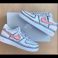 Custom Painted “Cartoon” Design All Colors Can Be Customized Painted With Angelus Leather Paint Processing Time: 2-3weeks All Sizes Are Available Follow And Message Me On Ig For A Cheaper Price: @_lacedbylee Nike Custom Hand Painted White Sneakers, Nike Custom Hand-painted White Sneakers, Hand Painted White Nike Custom Sneakers, Custom Hand-painted White Nike Sneakers, White Cartoon Sneakers For Streetwear, Nike Casual Custom Artwork Sneakers, Nike Casual Customizable Sneakers, Nike Casual Custom Sneakers, Customizable Casual Nike Sneakers