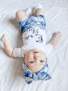 Denim Tie Dye Bummies and Headbands | Tie Dye Outfit | Dudis Design – Dudisdesign Tie Dye Outfit, Denim Tie Dye, Preemie Clothes, Denim Tie, Knot Bow, Trendy Denim, Tie Dye Outfits, Baby Name Signs, Wide Waist