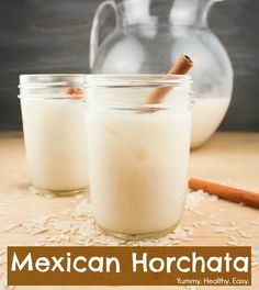 mexican horchata is an easy and delicious dessert