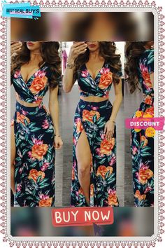 Printed Floral Two-piece Suit Dress for Women, A Stylish and Coordinated Outfit Choice Fitted V-neck Sets For Day Out, Summer Two-piece V-neck Set, Fitted V-neck Printed Sets, Fitted Two-piece V-neck Set, Chic Short Sleeve Floral Print Set, Chic Short Sleeve Sets With Floral Print, Floral Print Summer Sets For Brunch, Summer Floral Print Sets For Brunch, Summer Floral Print Brunch Sets