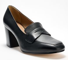 When your workday wardrobe needs a refresh, these leather block heel loafers bring classic sophistication to any outfit. From Bernardo. Heel Loafers, Block Heel Loafers, 50 & Fabulous, Wardrobe Needs, Fabulous Fall, Mary Jane Pumps, Duffel Bag Travel, Leather Block Heels, Silver Shop