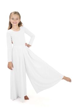 Look your best in our liturgical palazzo pants! They are made of durable polyester with a wide leg and are available in 5 colors to match any style. Perfect for worship and showing your faith proudly. Fabric: PolyesterSize: S/M (21"), L/XL (24")Style BM6330G Sequin Belt, Dance Group, Long Sleeve Leotard, Look Your Best, Palazzo Pants, Girls Long Sleeve, Dance Wear, Leotards, Sequin