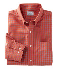 Customers love the high-quality craftsmanship of our wrinkle free button down shirt, which gives you all the comfort of cotton, with none of the wrinkles. Slightly Fitted: Relaxed through the chest and sleeve, with a slightly slimmer waist. 100% cotton poplin. Fine 80s two-ply fabric for longer wearability. Features wrinkle-free performance that won't wash out. Our innovative TrueCool fabric wicks moisture away from your skin and helps it dry quickly. Machine wash and dry. Button-down collar and Classic Wrinkle-resistant Shirt For Spring, Casual Business Shirt With Wrinkle-resistant Fabric, Casual Business Shirt, Wrinkle-resistant, Casual Wrinkle-resistant Shirt For Business Casual, Wrinkle-resistant Button-up Shirt For Spring, Classic Cotton Wrinkle-resistant Tops, Spring Casual Wrinkle-resistant Tops, Casual Fitted Wrinkle-resistant Shirt, Casual Wrinkle-resistant Work Shirt