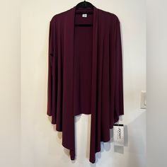 Beautiful “Plum” Color. Flowy Purple Cardigan For Fall Layering, Purple Long Sleeve Cardigan For Layering, Purple Long Sleeve Cardigan, Purple Open Front Outerwear For Fall, Purple Open Front Cardigan For Fall, Lounge Cardigan, Sherpa Cardigan, Comfy Cardigan, Lounge Sweater