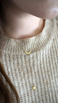 "Moon and Star Lariat Necklace, 14K 9K Solid Gold Y necklace, Crescent Moon Drop necklace, Minimalist Dainty Y necklace, Layering Necklace, Women Gift, Bridesmaid necklace, Simple lariat gold necklace, Rose gold lariat necklace, FREE EXPRESS SHIPPING Delicate Crescent moon and Star Lariat Y necklace made in 9K or 14K solid gold. Whisper...Celestial Elegance! ------------------------------------------- D E T A I L S 14K Solid Gold or 9K Solid Gold Crescent moon: 17mmx12mm Star: 9.7mmx9.7mm Length Minimalist Half Moon Necklace With Adjustable Chain, Delicate Yellow Gold Necklace With Moon Phase, Delicate Yellow Gold Moon Phase Necklace, Dainty Yellow Gold Moon Phase Necklace, Dainty Crescent Yellow Gold Charm Necklaces, Dainty Yellow Gold Crescent Charm Necklaces, Dainty Crescent Yellow Gold Necklace, Dainty Yellow Gold Moon Necklace, Dainty Yellow Gold Crescent Necklace