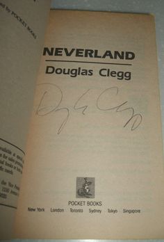 an old book with autographs on it