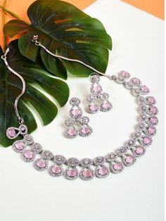 Hey, Welcome to our shop! Handmade necklace with brilliant AAA grade cubic zirconia or American diamonds and premium silver plating, set in an elegant design.  < 1 DAY ITEM SHIPMENT | 7-8 Days Delivery TIME> About our Jewellery - Classic, Brilliant & Elegant. We deal in all type of Premium Indian Bollywood Jewellery. * AD Jewelry set * Kundan Necklace * Polki Jewellery * Uncut Jewellery * AD Ring * AD Bangles * AD Pendant Set * Pachi Kundan & many more.. * All our products are made with high-quality stones, the intricate texture and design makes it a must-have for every modern woman. 100% Brand New & 100% High Quality All jewelry Sets & Other Product Material : Cubic zirconia Plating : Silver Plated Package include: 1 Necklace 1 Earring Set Occasions: parties, gifts, daily life, parties, d Ad Bracelets, Uncut Jewellery, Ad Bangles, Jewelry Indian Wedding, Victorian Necklace, Jewelry Ads, Kundan Necklace, Bollywood Jewelry, Polki Jewellery