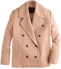 Wool melton peacoat Italian Leather Shoes, Women Outerwear, J Crew Men, Jcrew Women, Tailored Suits, Outerwear Women, Oversized Fits, Style Guides, J Crew