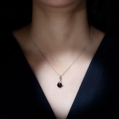 Product Details Designed for Women in Solid Gold, it is an Infinity Pendant Necklace featuring a Cushion Cut Black Spinel as Solitaire embellished in Prong Setting with Round Brilliant Diamond embellished in Pave Setting, only for you. Product Information SKU SHP-PENDANT042159533 Length 21 mm Width 8.8 mm Weight 3.28 gm (Approximate) BLACK SPINEL INFORMATION No.of Stones 1 Pieces Total Weight 2.10 Carat (Approximate) Dimension(approx) Cushion-8X8 mm-1 Pcs Color Black Cut Brilliant Shape Cushion Black Stone Pendant, Solitaire Necklace, Infinity Pendant, Solitaire Necklaces, Signature Jewelry, Pave Setting, Black Spinel, Timeless Jewelry, Brilliant Diamond