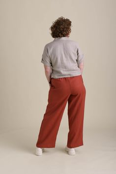 These lightweight 100% linen pants are the perfect piece to transition your wardrobe from summer to fall and back again. Pull-on style, wide-leg, inside pockets, and a comfortable wide elastic waistband. Wide Leg Linen Pants For Loungewear, Relaxed Linen Wide Leg Pants With Elastic Waistband, Flax Wide-leg Pants With Pockets, Linen High-waisted Bottoms With Side Pockets, Flax Wide Leg Relaxed Fit Pants, Relaxed Fit Linen Wide Leg Pants With Elastic Waistband, Casual Linen High-waisted Wide Leg Pants, Versatile Linen Wide-leg Pants, Effortless Wide-leg Pants With Pockets