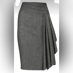 Nwt Karen Millen Tweed Pencil Skirt With Front Panel. Length Is 23". Size Us 12. Color Black And White Tweed. Never Worn No Damages. Due To High Sellers Fees, I Will Not Be Able To Accept Offers. Buy Now Only. Price Will Never Drop, So Buy Now And Don't Miss Out Watching Item. Items Are Priced To Sell. Pencil Skirt Tweed, Fitted Tweed Skirt For Office, Gray Pencil Skirt Bottoms For Office, Office Tweed Pencil Skirt, Tweed Pencil Skirt For Office, Tweed Pleated Skirt For Work, Elegant Tweed Pleated Skirt, Office Tweed Skirt With Lining, Gray Mini Skirt For Work