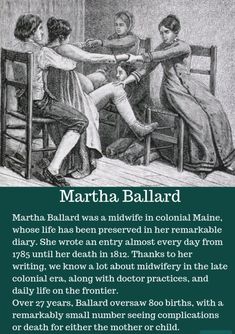 the cover of martha ballard's novel, which features two women sitting at a table