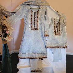 Pakistani/Indian Dress Mother Daughter Set Like New-Worn Just Once Indian Dress, 4 Dresses, Indian Dresses, Mother Daughter, Size 4, Like New, Womens Sizes, Womens Dresses, Dresses