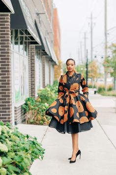 Wear this Fall season’s hottest dress coat in beautiful African prints. Ankara Skirt And Blouse Styles, Anastasia Dress, Bianca Dress, Ankara Skirt And Blouse, Ankara Skirt, African Prints, Dress Coat, Women's Skirts, Hot Dress