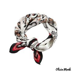 Olivia Mark - New Chinese style celadon silk small square scarf female mulberry silk small neck scarf air hostess silk scarf scarf custom Elegant White Bandana Scarf, Elegant White Bandana, Trendy White Square Silk Scarf, Elegant White Square Silk Scarf, Elegant White Square Scarf, White Square Silk Scarf As Gift, Elegant Red Scarf Bandana, Small Neck Scarf, Small Neck Scarves