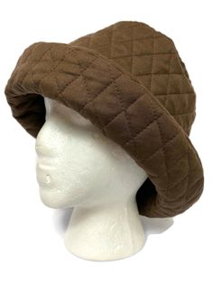 A great winter Hat that is both warm and beautiful.  This quilted Hat is light weight and easy to pack. It's classy, fashionable and very comfortable. A Roll Brim that can be worn with the brim Rolled up or down to suit you. Comes in Brown and deep red colors. It's in small, medium and large sizes. Winter Brown Bucket Hat One Size, Winter Outdoor Brown Bucket Hat, Winter Quilts, Deep Red Color, Bucket Hats, Silver Spring, Winter Hat, Deep Red, Labour Day