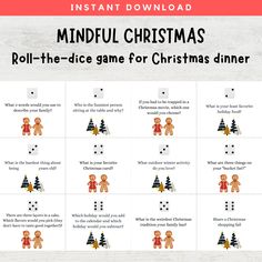 a printable christmas game for kids to play