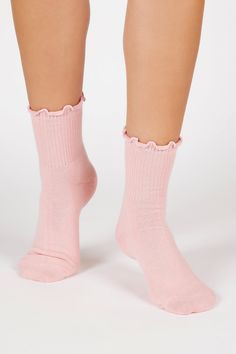 - Measurements: 1. Length: 29cm- Materials: 75% combed cotton, 15% spandex, 10% polyester- Thickness: Moderate- Sheerness: None- Stretch: Low- Lining: None- Care: Gentle wash cold and dry in shade Trendy Ruffled Socks For Spring, Pink Ruffled Socks For Spring, Fitted Ruffle Socks For Spring, Spring Ruffled Socks, Spring Ruffled Fitted Socks, Winter Ruffle Socks, Casual Ruffled Fitted Socks, Casual Fitted Ruffle Socks, London Free