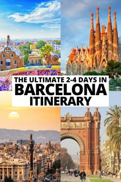 the ultimate 4 days in barcelona itinerary