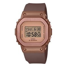 CASIO G-Shock Digital 'Rose Gold' GM-S5600BR-5PR (Water Proof) Casio Gshock, Watch Making, Casio Digital, Elapsed Time, G Shock Watches, Elegant Color, Latest Colour, Unisex Watches, Casio G Shock