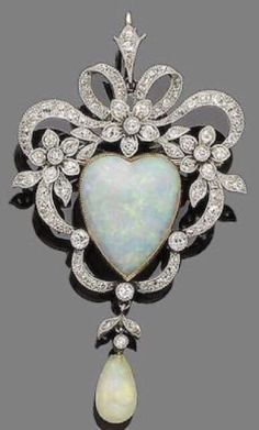 Handmade item Recycling: No Brooch & pendant weight: 18.540 Grams Gemstone: Rose Cut diamond , Pearl & Opal Diamond weight: 8.45 carats Diamond colure: Tinted Brown Diamond shape : Round Opal weight: 19.75 carats Pearl weight: 4.40 carats Metal: Silver sterling silver Purity: 925 Finished: White & Gold Fine Jewelry Brooches With Diamond Accents For Gifts, Vintage Diamond White Brooch For Gift, Diamond Jeweled Brooch As Gift, Diamond Jewels Brooches As Gifts, Ornate Diamond Brooch As Gift, Ornate Diamond Brooch Gift, Elegant Brooch For Valentine's Day, 17 Jewel Pendant Brooches For Gifts, Elegant Valentine's Day Brooch Jewelry