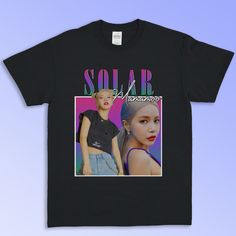 K-Pop Fashion is here!  This MAMAMOO T-shirt is everything you've dreamed of and more. It feels soft and lightweight, with the right amount of stretch. It will brings you the comfort and elegance to your life also when you are representing your favorite K-Pop band! We are using Gildan for all the items here! Product Detail : Preshrunk jersey knit Seamless double-needle 2.2 cm collar Taped neck and shoulders Double-needle sleeve and bottom hems Classic midweight fabric Tear away label Unisex sizi Kpop Graphic Print T-shirt For Summer, Black Kpop T-shirt With Graphic Design, Kpop Style Text Print T-shirt For Summer, Kpop Style Summer Top With Screen Print, Summer Kpop Tops With Text Print, Kpop Black T-shirt With Graphic Print, Spring Kpop T-shirt With Graphic Print, Kpop Style Graphic Print T-shirt For Spring, Spring Kpop Style T-shirt With Graphic Print