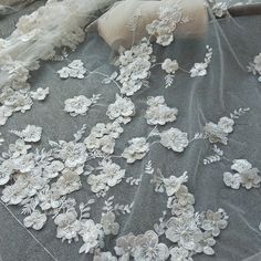 3D Beaded Lace Fabric, Embroidered Flower Applique Wedding Gown Fabric, French Fabric with Applique width is about 130 cm , price is for one yard, more buying will be cut as one piece . Great idea to use as wedding gown fabric , prom dress, flower girl dress, tutu skirts . Back to shop DIRECTORY https://www.etsy.com/shop/Retrolace?ref=si_shop 3d Applique, Wedding Embroidery, Beaded Lace Fabric, Bridal Lace Fabric, Applique Wedding, Embroidered Lace Fabric, Alencon Lace, Wedding Dress Fabrics, Pearl And Lace