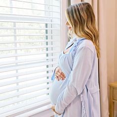 This darling Blue Stripe Mom Robe is a must-have for all moms, perfect for use all year round! Featuring playful ruffle details and an adjustable belt, this cozy robe offers everyday comfort that she'll adore. Made from a soft cotton blend, it's gentle on the skin and ideal for any season. Thoughtfully designed, it makes a heartwarming gift for new moms-to-be. Plus, you can coordinate with your little one's pajamas or baby sleeper for an extra sweet matching moment! Add a monogram to make this s Spring Nursing Friendly Long Sleeve Sleepwear, Spring Long Sleeve Nursing-friendly Sleepwear, Spring Nursing-friendly Long-sleeve Sleepwear, Maternity Long Sleeve Sleepwear, Baby Sleeper, Boys Belt, Baby Sleepers, Street Kids, Girl's Back