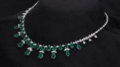 Zambian Emerald SI/H Diamond Wedding Necklace 14k White Solid Gold 23.57 Tcw Diamond Wedding Necklace, Diamond Necklace Wedding, Diamond Necklace Set, Zambian Emerald, White Solid, Wedding Necklace, Diamond Clarity, Diamond Wedding, Necklace Set