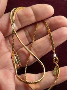 18 inch gold plated chain necklace Adjustable Hypoallergenic 14k Gold-filled Necklace, Gold Plated Necklace, Gold Plated Chains, Gold Gold, Chains Necklace, Necklace Etsy, Chain Necklace, United Kingdom, Gold Plate