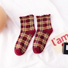 Product Category: Cotton SocksMain fabric content: cottonContent of main fabric ingredient: 70(%) Packing: 3 Pairs This item will be shipped randomly. If you have specific color preferences, please indicate them in the order comments. We will do our best to accommodate your request. Thank you for your understanding and support! Trendy Red Cotton Socks, Comfortable Cotton Socks For Fall, Multicolor Cotton Socks For Fall, Checkered Socks, Women's Socks, Yemen, Zambia, Cotton Socks, United Arab Emirates