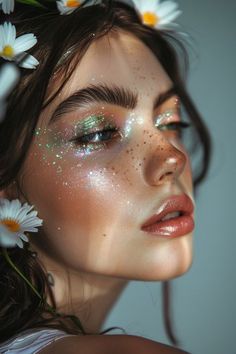 Here are some lovely spring makeup looks that radiate feminine energy! - Fashion Tips Tricks Fairy Princess Makeup, Fairytale Makeup, Cottagecore Makeup, Fairy Eye Makeup, Zero Makeup, Fairy Make-up, Taking Out The Trash, Flushed Cheeks, Wedding Makeup Tutorial