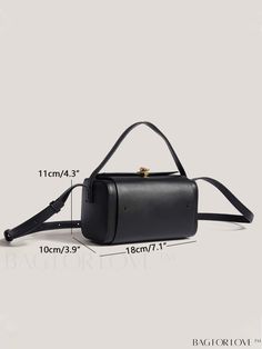 BagForLove - 2023 Fashion PU Leather Shoulder Bag: Simple Style, Solid Color, Top Handle Box Bag for Women Product Description Color Black Magnetic No Type Box Bag Bag Size Mini Strap Type Adjustable Pattern Type Plain Style Fashionable Closure Type Turn-lock Coating 100% Polyurethane Composition 100% Polyester Care Instructions Do not wash Material PU Leather Size Chart INCH CM Strap Length Bag Length Bag Width Bag Height Handle Height 47.2 inch 7.1 inch 3.9 inch 4.3 inch 9.1 inch Strap Length Bag Length Bag Width Bag Height Handle Height 120 cm 18 cm 10 cm 11 cm 23 cm Details Pictures Similar Products h2 { text-align: center; } /* æ¢è¡ */ li{ white-space: normal; word-break: break-all; word-wrap: break-word; } .red-box { width: 100%; display: flex; flex-direction: row; flex-wrap: wrap; Everyday Square Portable Box Bag, Square Portable Box Bag For Everyday, Portable Square Box Bag For Everyday, Chic Satchel Bucket Bag, Elegant Portable Rectangular Bucket Bag, Chic Portable Office Bag, Chic Office Bags, Portable Rectangular Box Bag, Black Portable Crossbody Box Bag