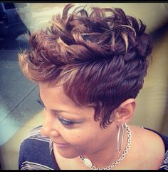 I WANT THE COLOR Trendy We Fryzurach, Short Afro Hairstyles, Easy Short Haircuts, Gorgeous Hairstyles, Short Afro, Pelo Afro, 2015 Hairstyles