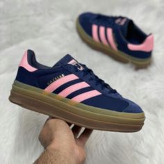 Item: Adidas Gazelle Bold Ig4390 Size: Multiple Women's U.S Sizes Available Condition: New With Box & New Without Box *Some Boxes May Be Missing Lids Or Have Damage. See Variations. 100% Authentic Pink High-top Platform Sneakers For Sports, Pink Low-top Vulcanized Sole Platform Sneakers, Sporty Pink Platform Sneakers With Vulcanized Sole, Pink Sporty Platform Sneakers With Vulcanized Sole, Pink Low-top Platform Sneakers With Vulcanized Sole, Pink Sneakers With Rubber Sole For Jogging, Pink Low-top Platform Sneakers, Pink Sports Platform Sneakers With Rubber Sole, Pink Low-top Platform Sneakers With Rubber Sole