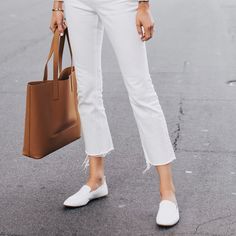 Brand New, Stylish White Loafer. Soft And Extremely Comfortable Wear. Retails: $120 Ships Next Day In Original Box. White Loafers Outfit Women, White Loafers Outfit, Loafers Outfit Women, White Leather Booties, White Slip On Sneakers, Snake Print Shoes, Patent Leather Oxfords, White Loafers, Loafers Outfit