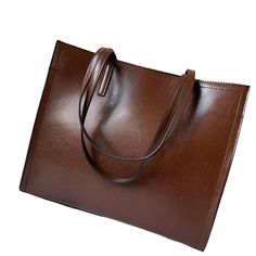 Introducing the 'Dakota' Tote, an enchanting blend of beauty and practicality for your everyday commute. Crafted from luxurious cowhide leather, this casual yet sophisticated one-shoulder tote bag offers a spacious design with a shopping bag shape. Available in a stunning array of colors—wine red, blue, black, gray and black, caramel, brown, and blue—the 'Dakota' beautifully complements any outfit. Featuring a secure zipper closure and a versatile double-root shoulder strap, this large tote meas Classic Hobo Bag With Large Capacity For Shopping, Classic Large Capacity Hobo Bag For Shopping, Classic Faux Leather Shopping Bags, Classic Large Capacity Shoulder Bag For Shopping, Classic Fall Shopping Shoulder Bag, Classic Soft Leather Shoulder Bag For Shopping, Classic Fall Shoulder Bag For Shopping, Fall Light Brown Tote Bag, Cognac Tote Shoulder Bag For Shopping