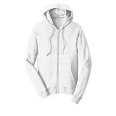 Find the Port & Company® Fan Favorite Fleece Full-Zip Hooded Sweatshirt at Michaels. com. You'll be the biggest fan of this smooth-faced fleece. You'll be the biggest fan of this smooth-faced fleece. This hooded sweatshirt is guaranteed to keep you warm, yet stylish! Details: Available in assorted colors and sizes Removable tag for comfort and relabeling Locker patch Twill-taped neck Dyed-to-match YKK zipper Ideal for direct to garment (DTG) printing. 100% ring spun cotton face (except Athletic Heather and Dark Heather Grey)Material Note: Athletic Heather hoodies feature 78/22 ring spun cotton/poly. Dark Heather Grey hoodies feature 50/50 ring spun cotton/poly. | Port & Company® Fan Favorite Fleece Full-Zip Hooded Sweatshirt in White | Small | Michaels® Mrs Hoodie, Bridal Hoodies, Bride Hoodie, Rhinestone Hoodie, Gray Hoodies, Heart Hoodie, Custom Hoodies, Zip Up Hoodie, White Sweatshirt